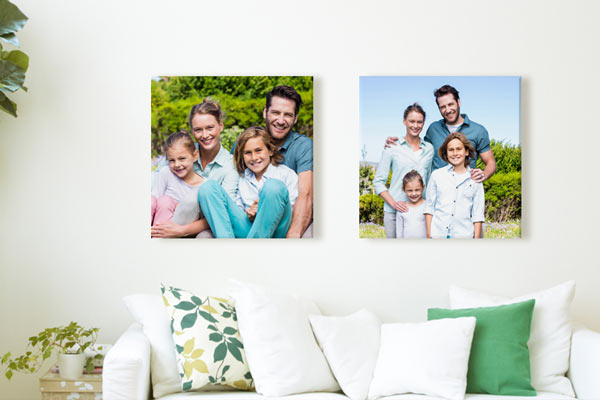 Turn pictures into canvas prints to liven up your décor with color, character, and personality.