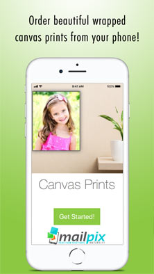 Our canvas prints app makes printing photos on canvas simple and convenient!