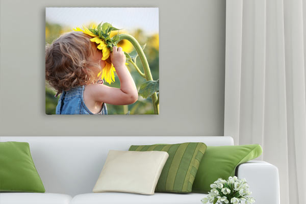 Celebrate your favorite moments on photo canvas prints that you create using your phone!